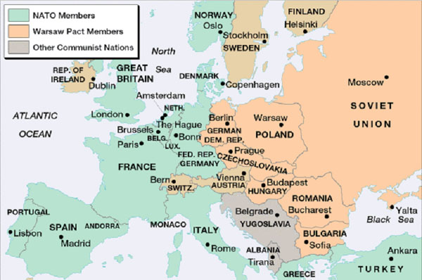 Cold War Map